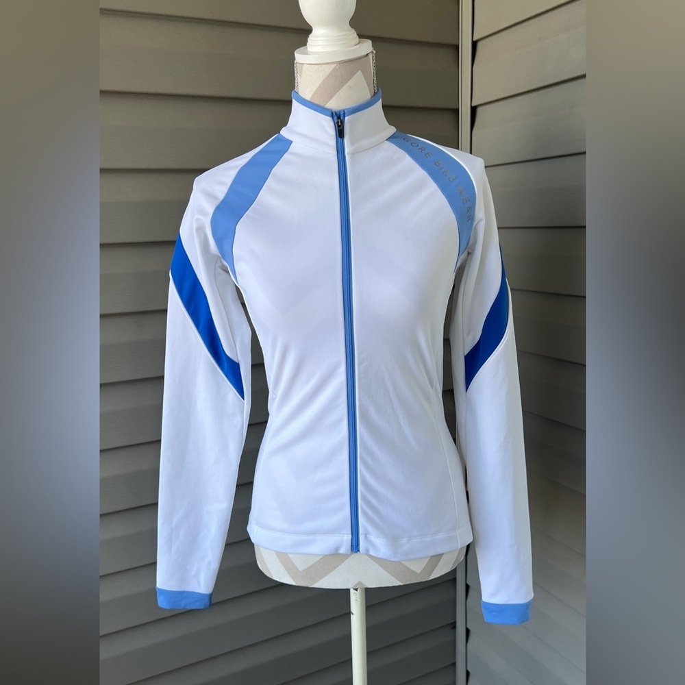 GORE Bike Wear Women’s Power 2.0 SO Jacket White/ Blue Sz S